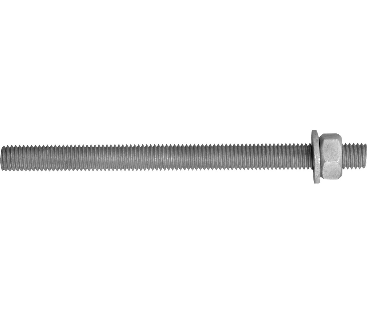 STUD CHEMICAL FLAT CUT 8.8 GAL M16 X 190 MM